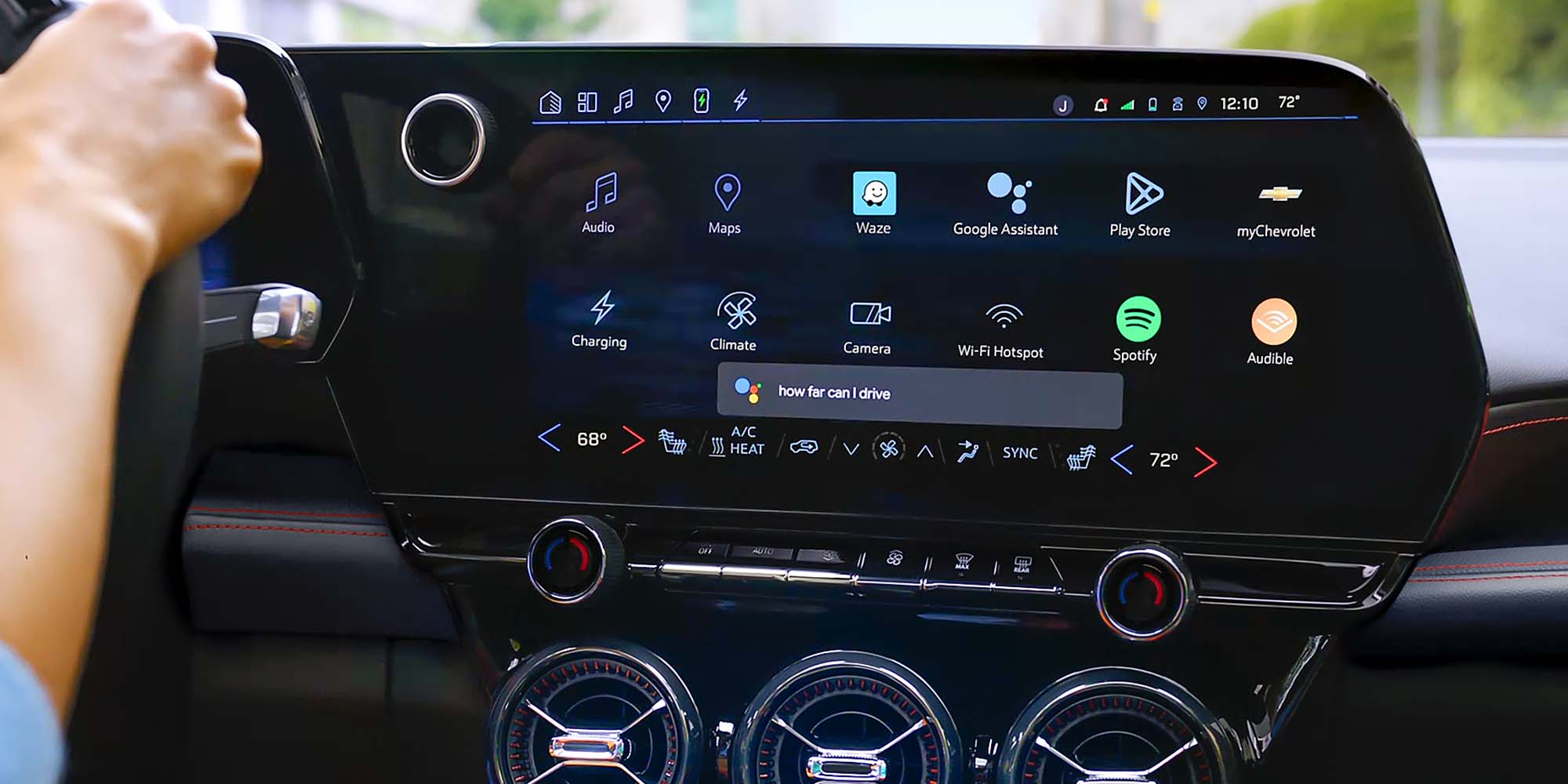 Chevrolet BLAZER EV con pantalla mylink