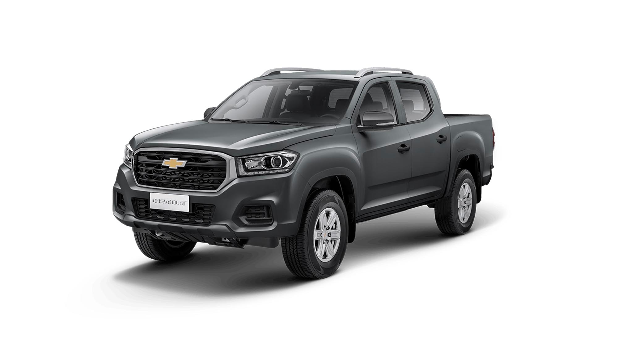 Chevrolet D-max en color plomo